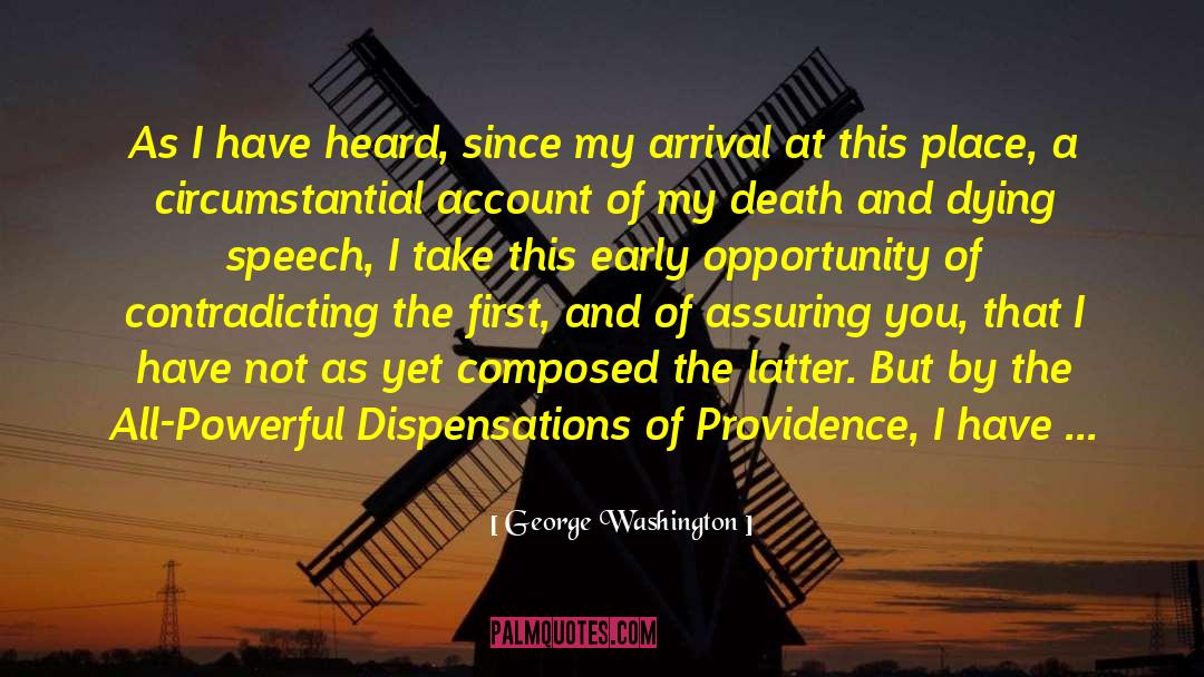 Circumstantial quotes by George Washington