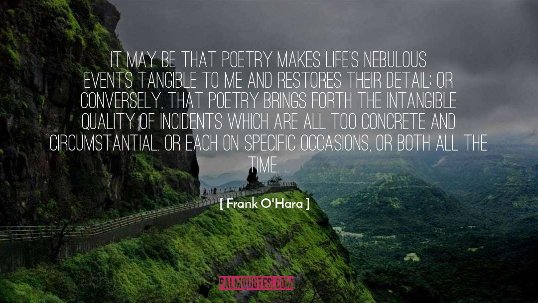 Circumstantial quotes by Frank O'Hara
