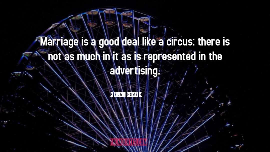 Circus Ringmaster quotes by E.W. Howe