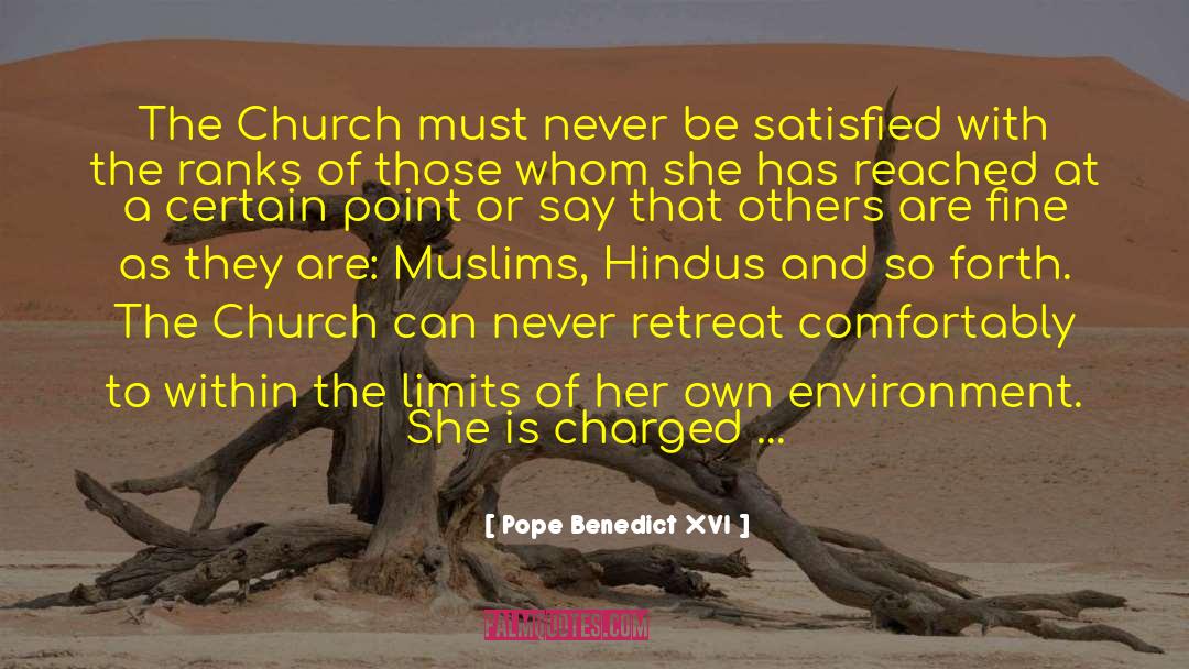 Cirenaica Retreat quotes by Pope Benedict XVI