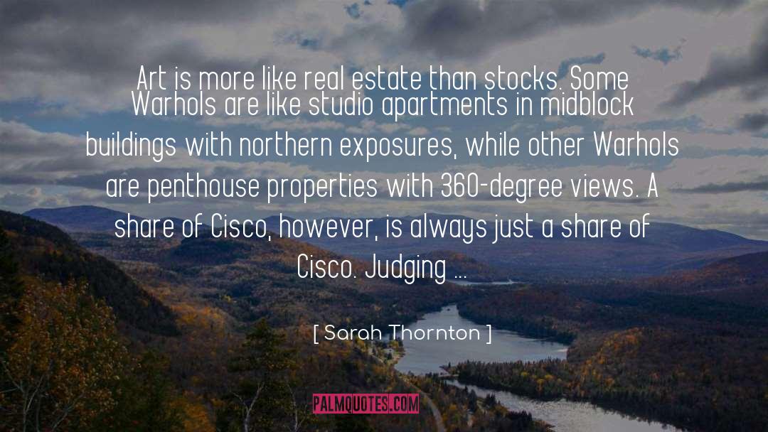 Cisco quotes by Sarah Thornton