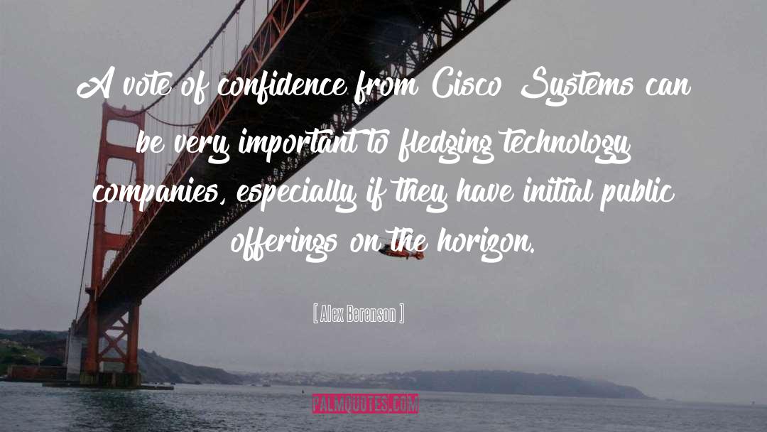 Cisco quotes by Alex Berenson