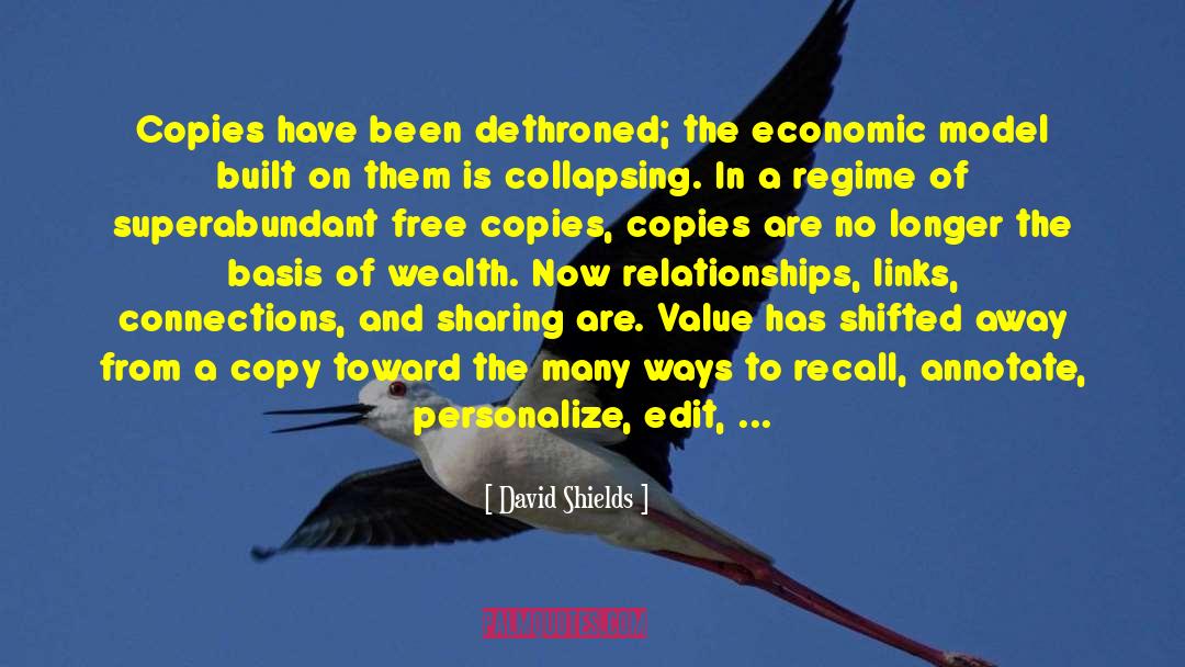 Citation quotes by David Shields