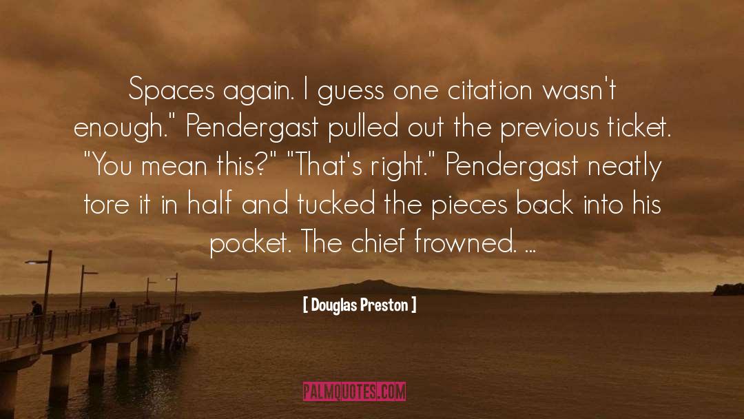 Citation quotes by Douglas Preston