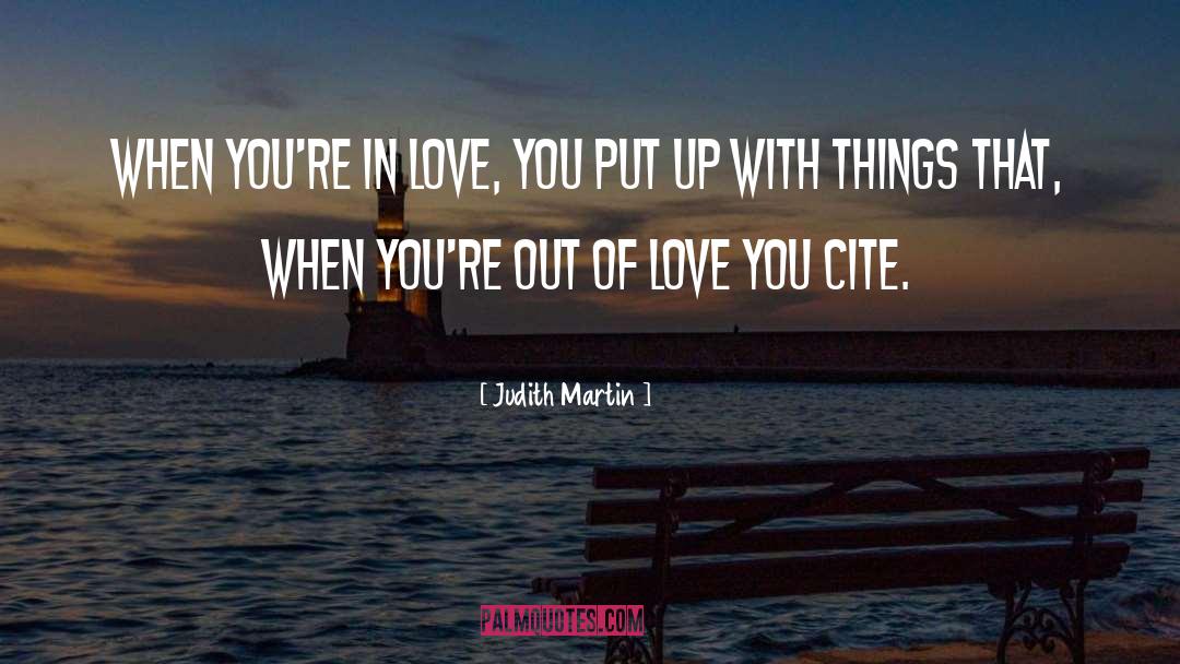 Cite quotes by Judith Martin