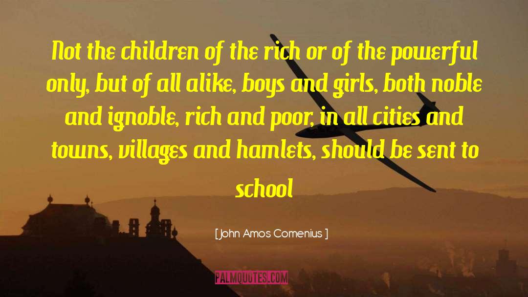 Cities And Towns quotes by John Amos Comenius