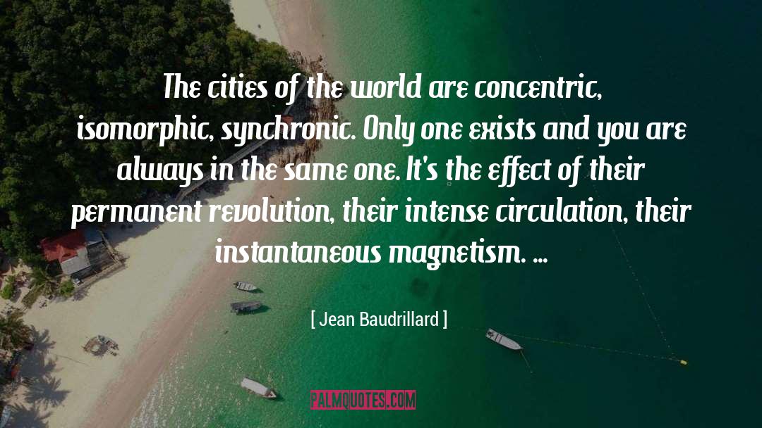 Cities In The World quotes by Jean Baudrillard