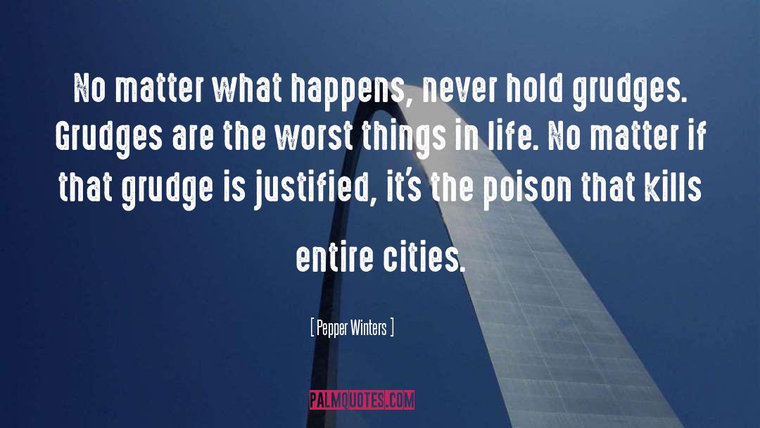 Cities quotes by Pepper Winters