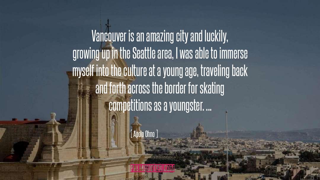 Cities quotes by Apolo Ohno