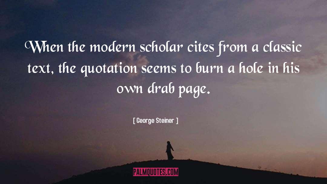 Citing quotes by George Steiner