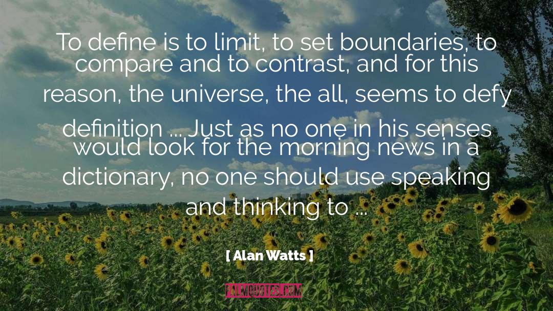 Citing Spoken quotes by Alan Watts