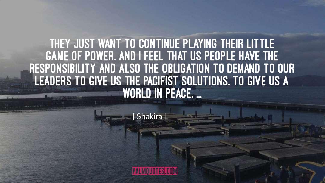 Citizen Of Peace quotes by Shakira