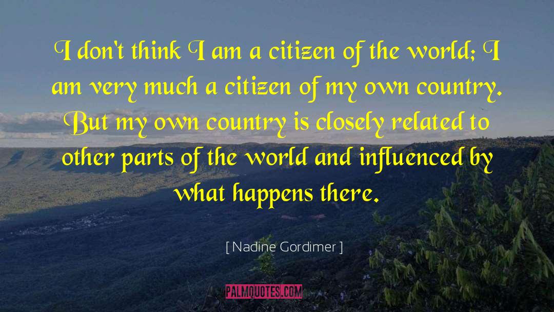 Citizen Of The World quotes by Nadine Gordimer