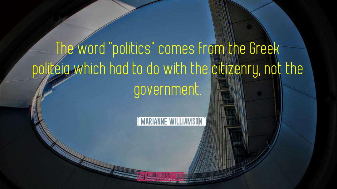 Citizenry quotes by Marianne Williamson