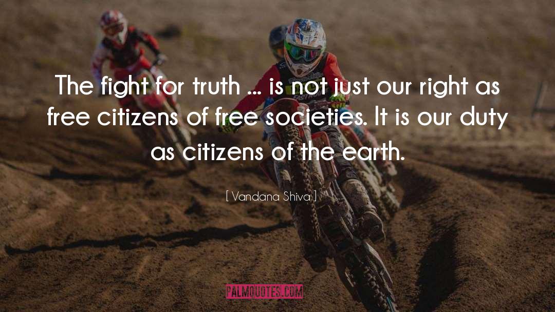 Citizens quotes by Vandana Shiva