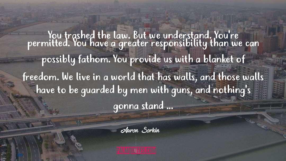 Citizens United quotes by Aaron Sorkin