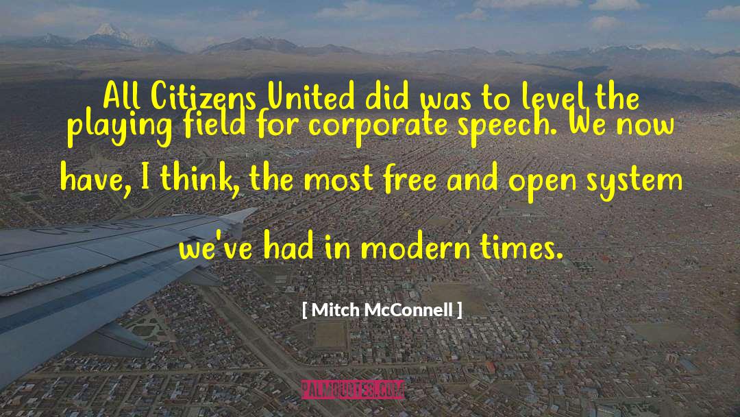 Citizens United quotes by Mitch McConnell