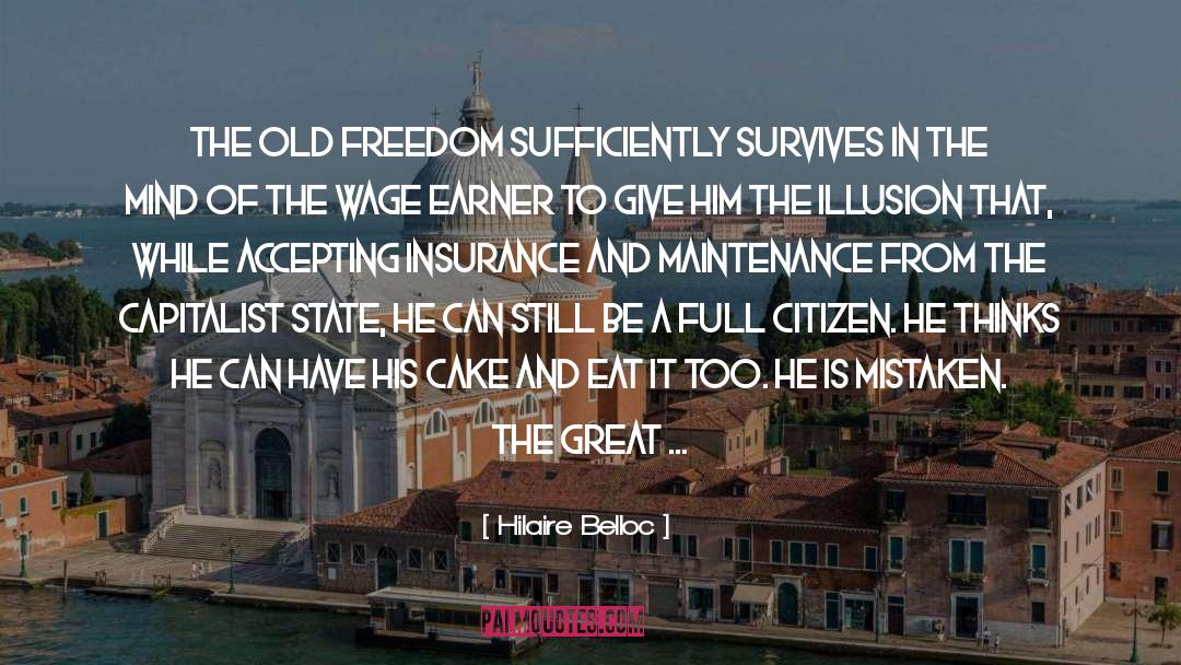 Citizens United quotes by Hilaire Belloc