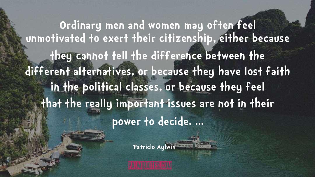 Citizenship quotes by Patricio Aylwin