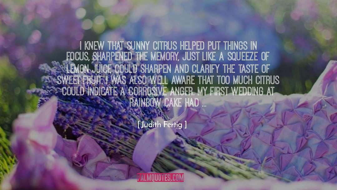 Citrus quotes by Judith Fertig