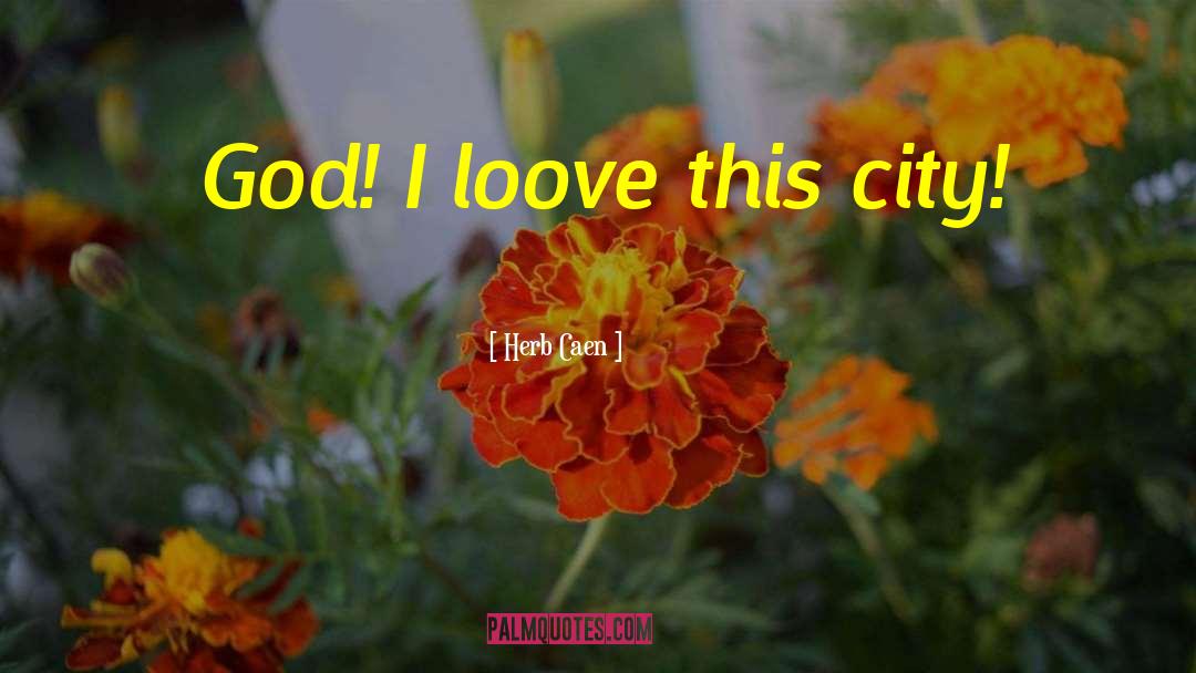 City Crowds quotes by Herb Caen