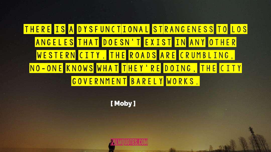 City Government quotes by Moby