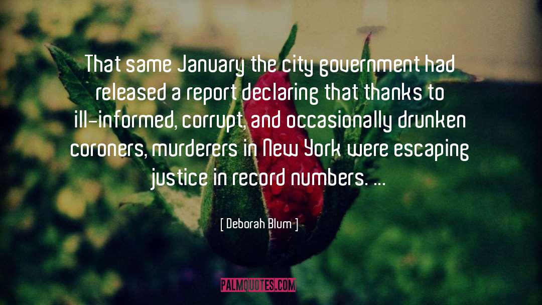 City Government quotes by Deborah Blum