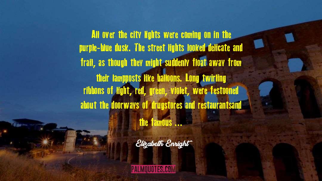 City Lights quotes by Elizabeth Enright