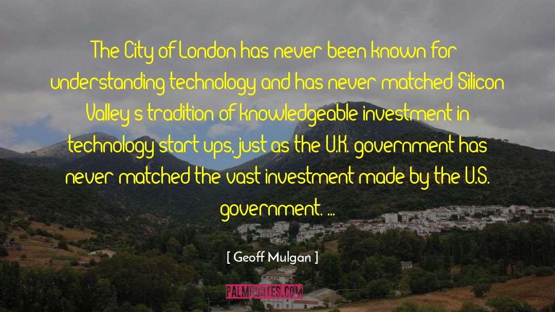 City Of London quotes by Geoff Mulgan