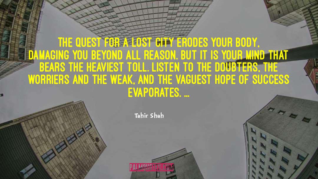 City Of Lost Souls quotes by Tahir Shah