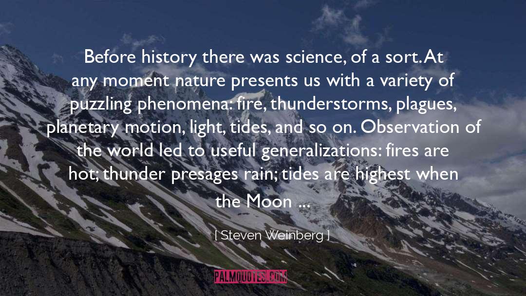 City On Fire quotes by Steven Weinberg