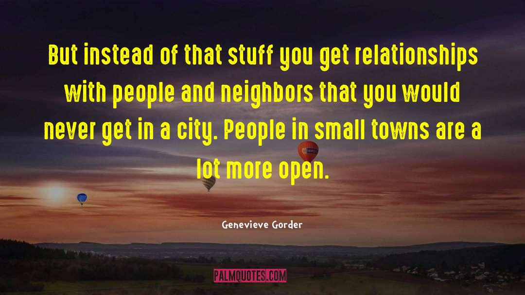 City People quotes by Genevieve Gorder