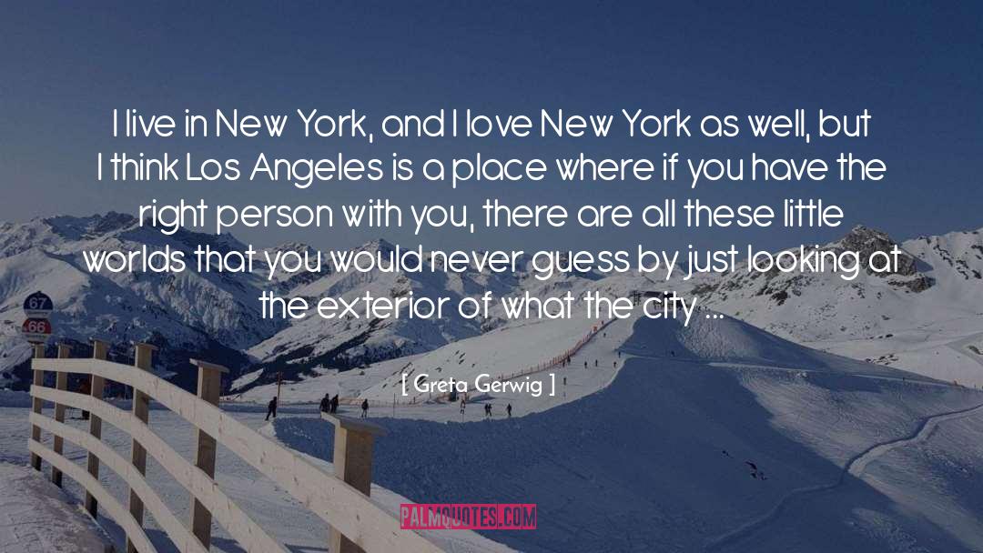 City quotes by Greta Gerwig