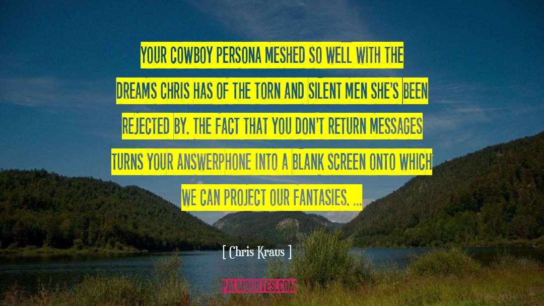 Citygirl Cowboy Romance quotes by Chris Kraus