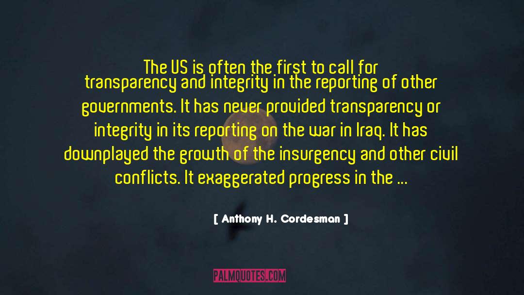 Civil Disobediance quotes by Anthony H. Cordesman