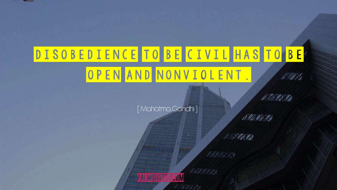 Civil Disobedience quotes by Mahatma Gandhi