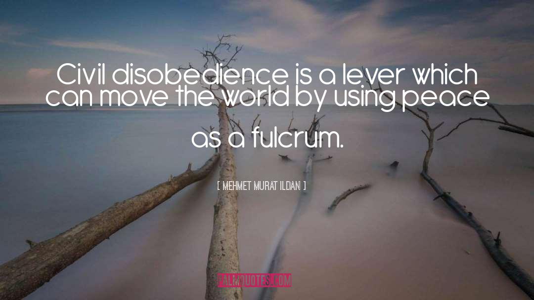 Civil Disobedience quotes by Mehmet Murat Ildan