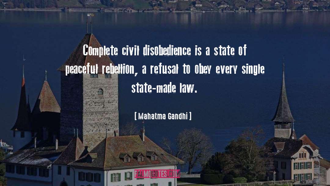 Civil Disobedience quotes by Mahatma Gandhi
