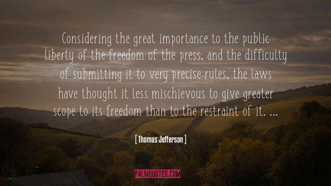 Civil Fabric quotes by Thomas Jefferson
