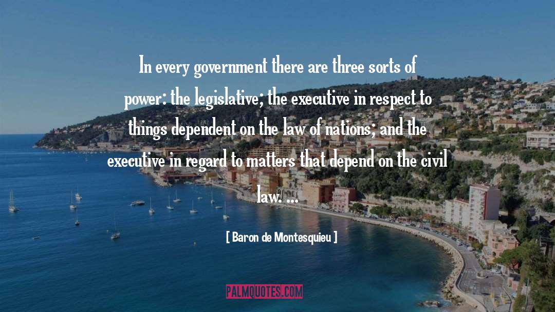 Civil Law quotes by Baron De Montesquieu