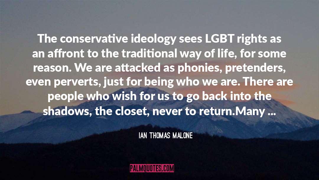 Civil Liberties quotes by Ian Thomas Malone