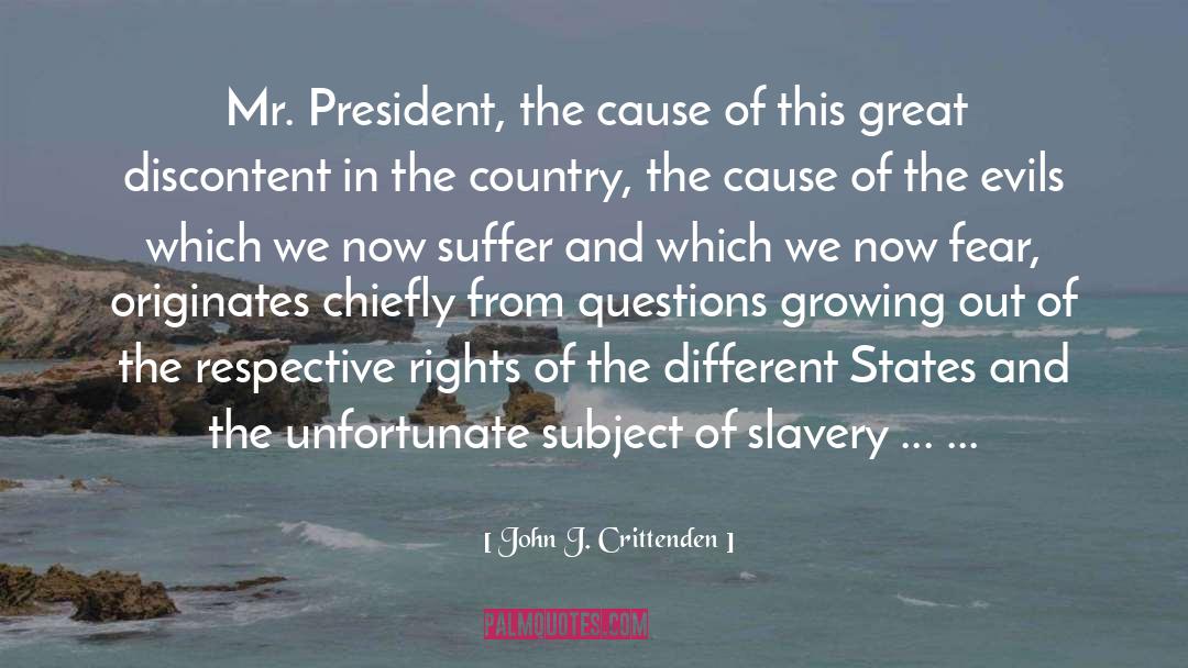 Civil Rights Leaders quotes by John J. Crittenden