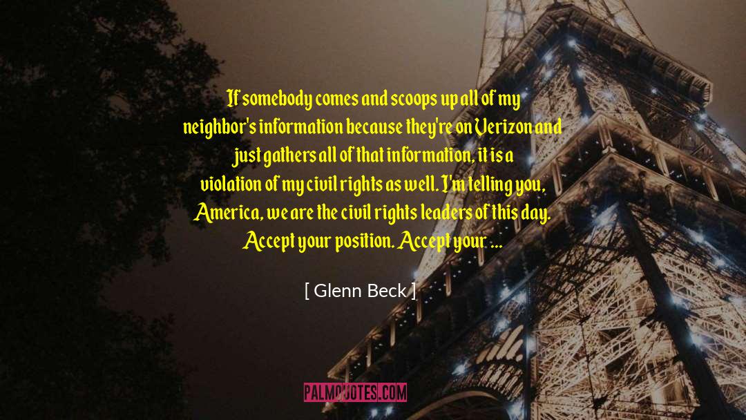 Civil Rights Leaders quotes by Glenn Beck