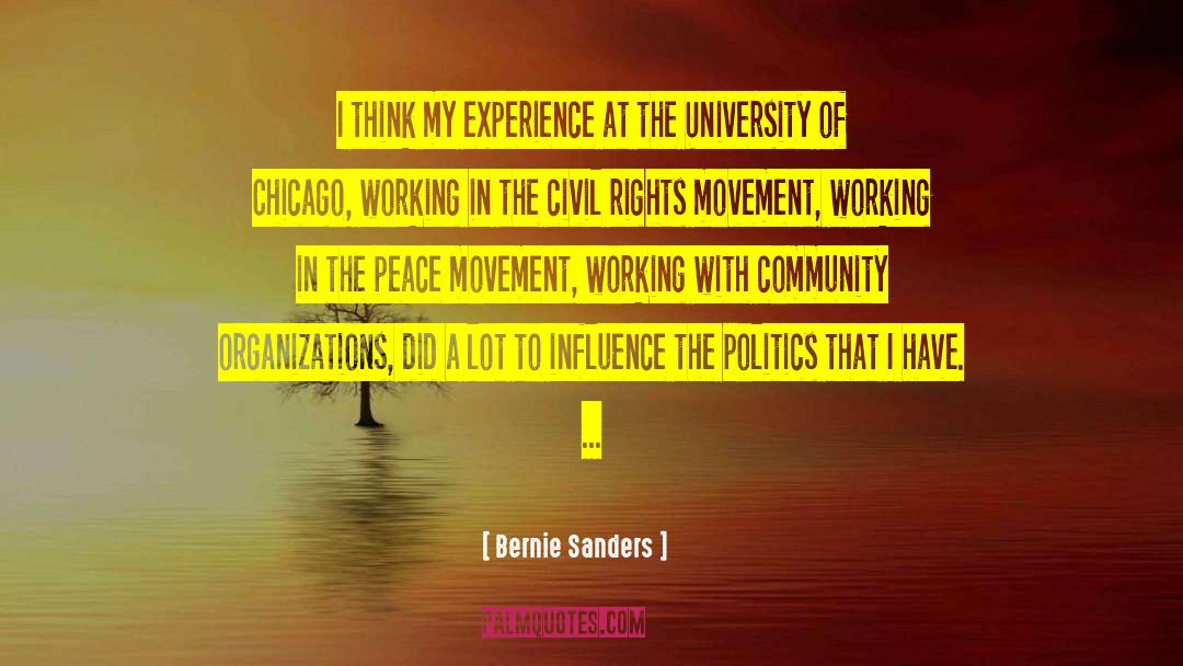 Civil Rights Movement Leaders quotes by Bernie Sanders