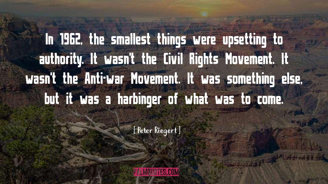 Civil Rights Movement quotes by Peter Riegert