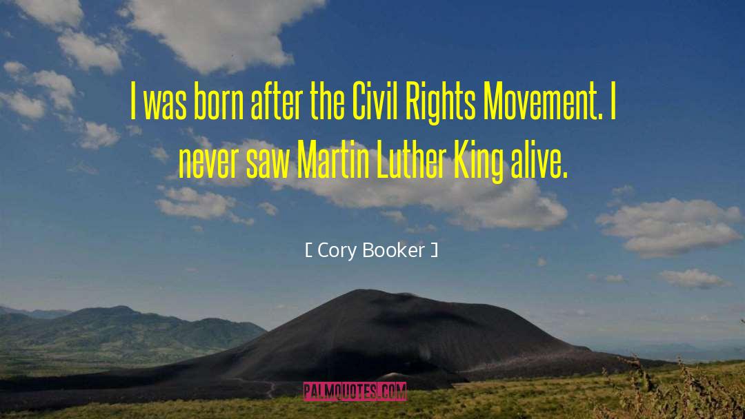 Civil Rights Movement quotes by Cory Booker