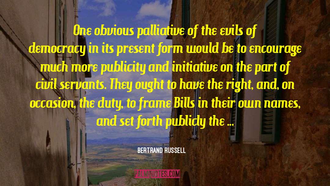 Civil Servants quotes by Bertrand Russell