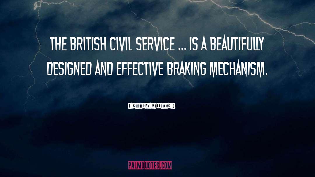 Civil Service quotes by Shirley Williams
