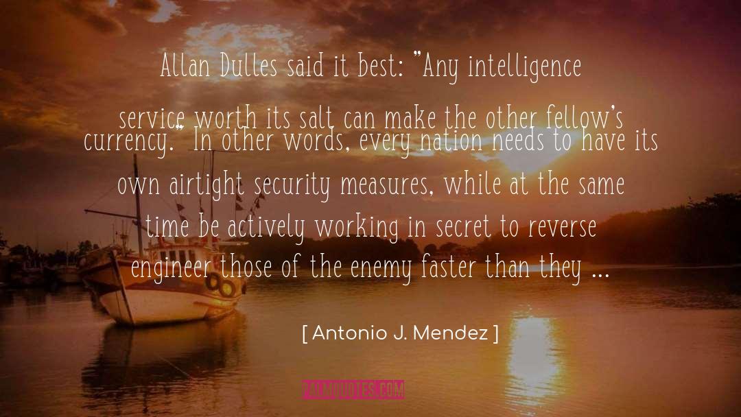 Civil Service quotes by Antonio J. Mendez