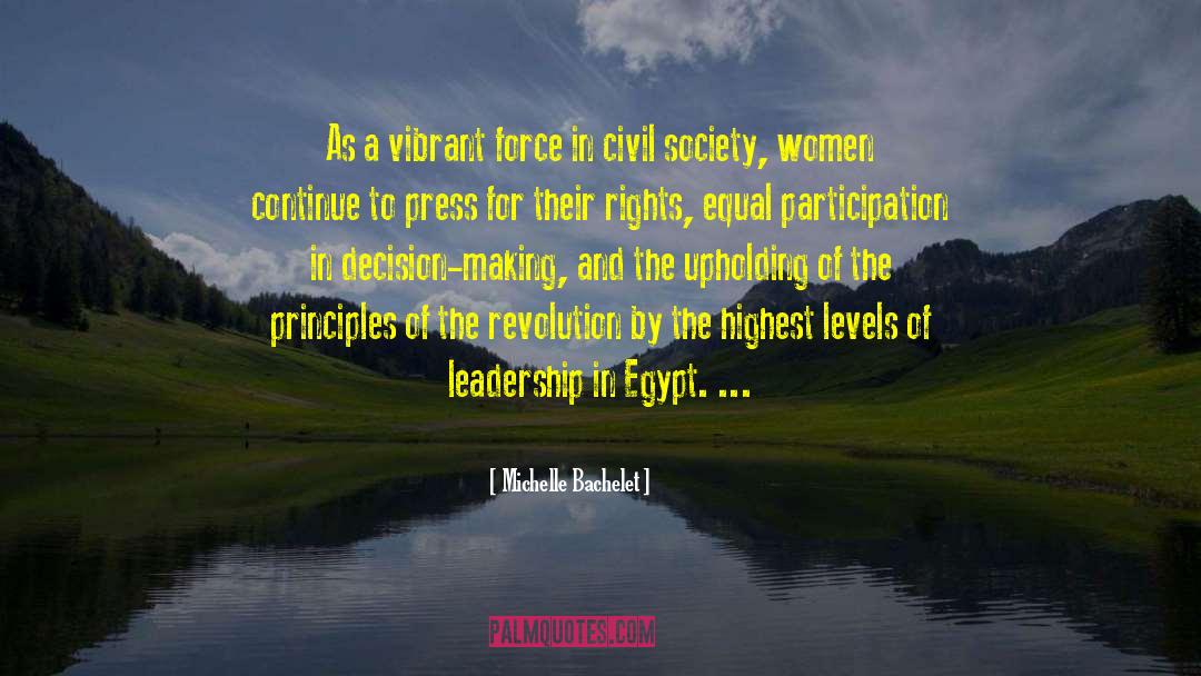 Civil Society quotes by Michelle Bachelet